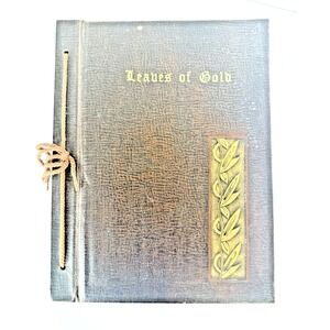 Leaves of Gold 1962 An Anthology of Prayers Memorable Phrases.. Religious Book